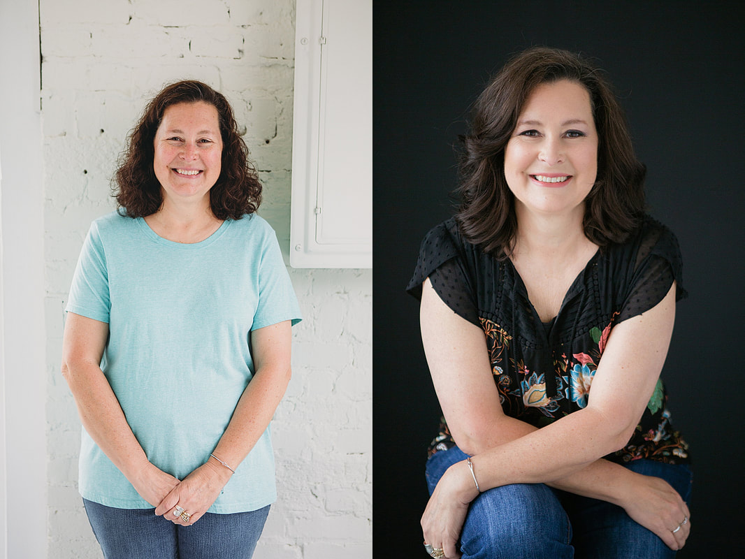 before and after of woman glam session christiansburg va